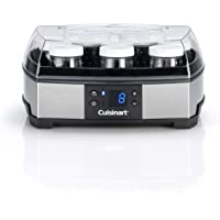 Cuisinart Yogurtera y Quesera- 6 x 125 tarros de Vidrio para Yogur con Tapa- 2 x 230 ml cestas para Queso Fresco…